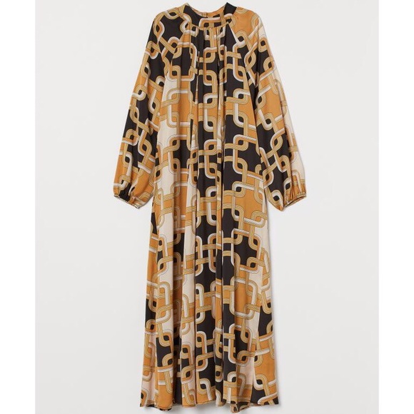 h&m chain print dress